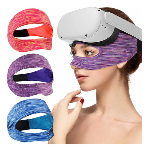 3 Peças Cubierta De Ojos Máscaras Vr Para Oculus Go Quest 2