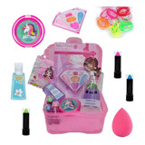 Kit Maquiagem Infantil Discoteen Atacado 1 Mini Maleta Batom