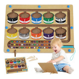 Tablero De Juego Magnético Montessori Para Niños Con Colores