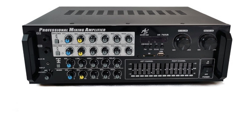 Amplificador Digital 1500w American Sound Ak-760ub Usb-bt