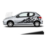 Calco Peugeot 207 Skull Decoracion Calavera