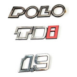 Insignia Emblema Baul Vw Polo  1.9 Tdi 96/00