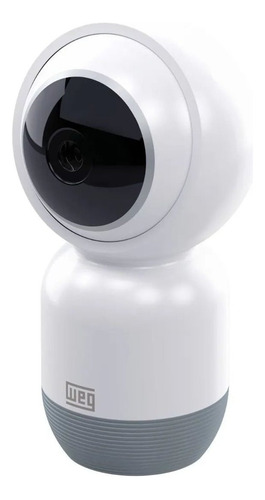 Câmera Panorâmica Ptz Wi-fi 2mp Fhd Interna Weg Home Cor Branco