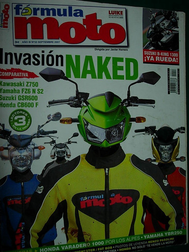 Revista Formula Moto Motocicletas 33 Naked Harley Kawasaki