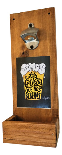 Destapador Abridor Pared Chapa Vintage Somos Las Cervezas