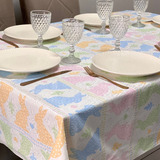 Toalha De Mesa Quadrada Páscoa Jacquard - 1,40 X 1,40