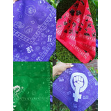 Pack Pañuelos Verde/morado/rojo Movimiento Social Feminismo 