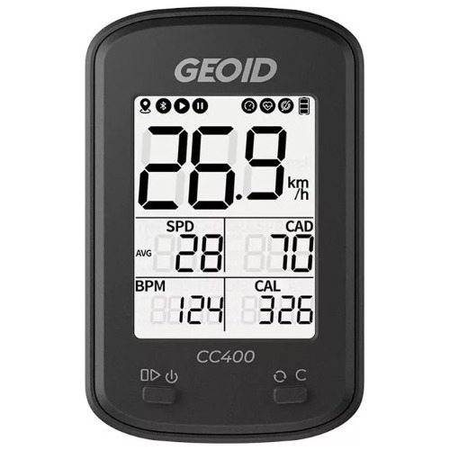 Ciclocomputador Geoid Gps Bluetooth Ant+ Usb Imperbeable