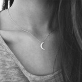 Collares De Plata Luna Varios Modelos, Fotos En Descripcion