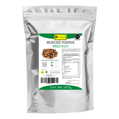 Nueces Mixtas Premium 600g - Mix Frutos Secos Punto Granel | MercadoLibre