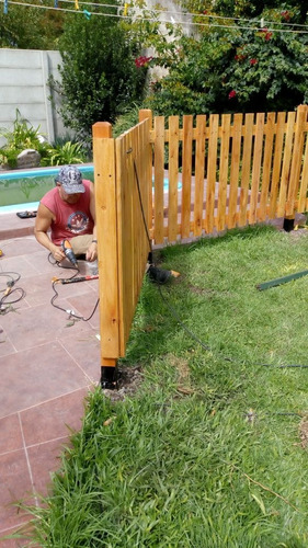 Cercos De Mafera Eucaliptus Grandis  Jardines Patios 