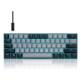 Teclado Gamer Con Cable Usb-c Camiysn Mecanico Gris