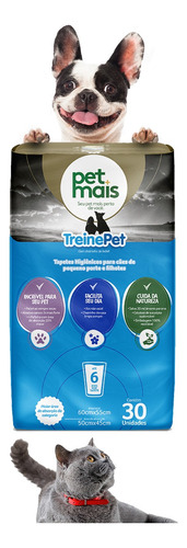 Tapete Higienico Cães 60x55 Premium Pet Filhote 50un