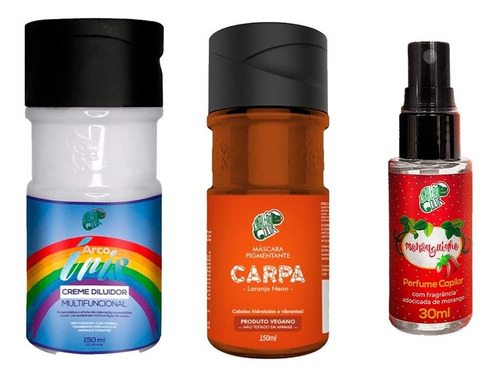 Kit Tonalizante Carpa + Diluidor + Perfume Cap - Kamaleão
