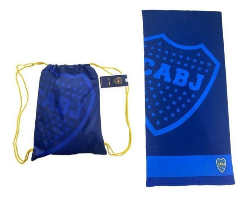 Toallon Playero Microfibra Secado Rapido Boca Juniors 70x150 Boca 1