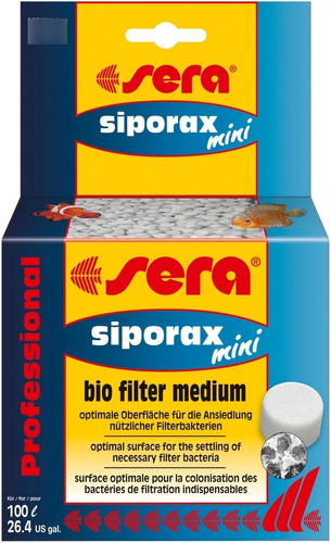 Sera Siporax Professional Mini 130g Midia Biologica Aquario