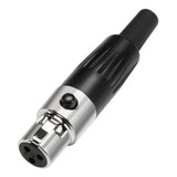 Ficha Conector Mini Xlr Canon Hembra - Seetronic St101