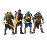 Set De Figuras De Las Tortugas Ninja 4 Piezas