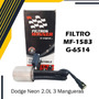 Filtro De Gasolina Mf1583 Dodge Neon 2.0l 3 Mangueras 95-97  Dodge Neon