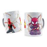 Mug Avengers Spider Man Taza Ceramica 11 Onz