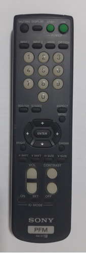 Control Remoto Sony Pfm Rm-971