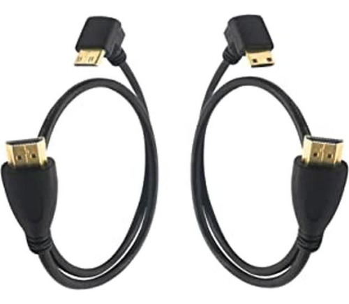 Gintooyun Mini Hdmi A Hdmi Hdmi 90 Grados Arriba Y Abajo