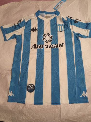 Camiseta Racing Club Kappa Nueva Regular 70 Aniversario