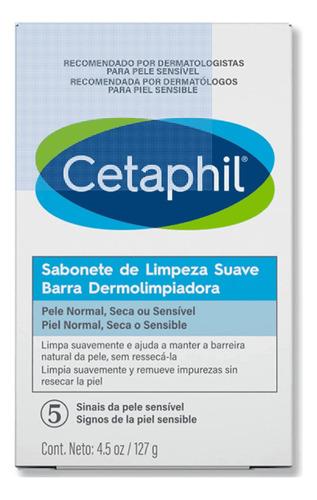 Galderma Cetaphil Sabonete Em Barra Limpeza Profunda 127g