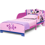 Delta Children Minnie Mouse - Cama Infantil De Madera Y Meta