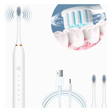 Escova De Dente Elétrica Oral Recarregável + 1 Refil 