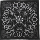 2 X 2 10 Pack Negro Astrología Altar Mantel Tapiz 2 Piezas