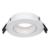 Artefacto Embutir Redondo Móvil Pc Blanco Mr16 Mrb Led