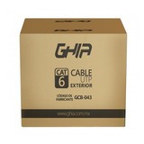 Cable De Red Ghia Para Exterior Cat6 Con Gel Utp 305 Metros