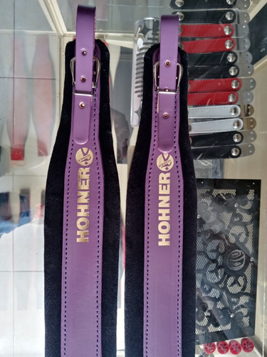 Correas Para Acordeon Hohner Moradas 