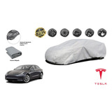 Funda Cubreauto Afelpada Premium Tesla Model 3 2016