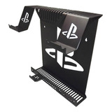 Suporte Parede Pendurar Organizador Playstation 4 - Ps4 Ps 4
