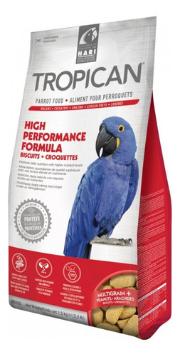 High Performace Biscuits Tropican 1.5kg Loros /fauna Salud