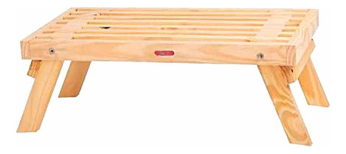 Mesa Matera Holz De Pino Lustrada Plegable 33 X 64 X 25 Cm.
