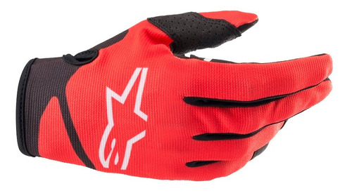 Guantes De Motocross Alpinestars Radar 22, Rojo Y Negro, Color Rojo/negro, Talla M