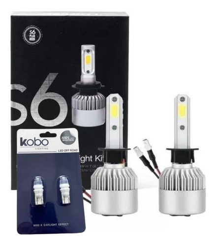 Kit Luz Led S6 Cree Hd Auto Ultra 12v 36w 