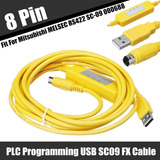 Programación Plc Usb-sc09-fx Cable De 8 Pines Para Mitsubish