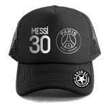 Gorras Trucker Psg Messi Paris Negra Remeras Canibal