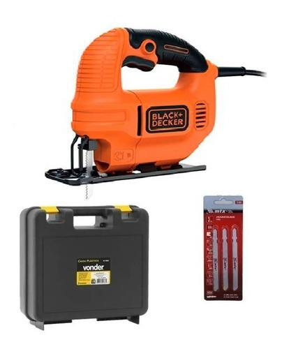 Serra Tico-tico 420w Ks501 - Black&decker + Maleta E Lâminas