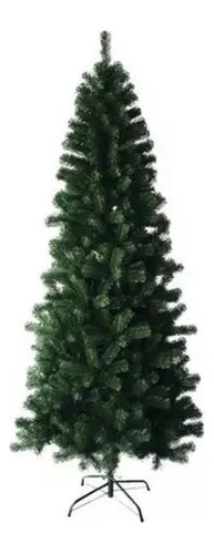 Árvore Natalina Pinheiro Verde Slim 150cm C/360 Galhos Luxo