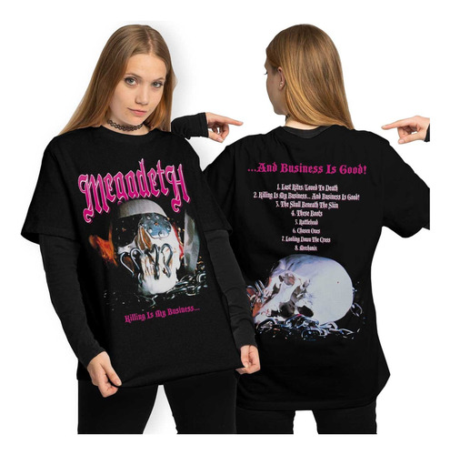 Megadeth 886 Killing Is My Business... Polera Estampada Dtf