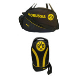 Maleta Deportiva Y Zapatera Paquete Borussia- Envio Gratis