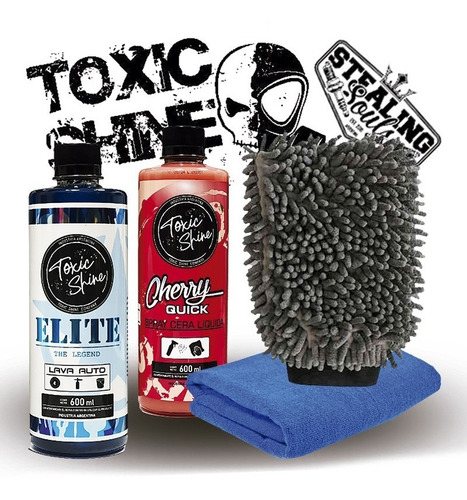 Toxic Shine | Kit Combo Lavado | Básico #15 | Shampoo + Cera