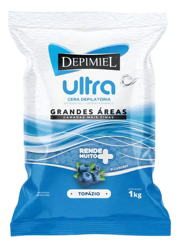 Depimiel Cera Depilatória Granulada Topázio 1kg