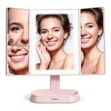 Amke Espejo De Maquillaje Con Luces Y Aumento, Aumento 1x/5x