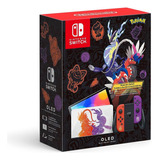 Nintendo Switch Oled 64gb Pokémon Scarlet & Violet Edition Cor Vermelho E Violeta E Preto